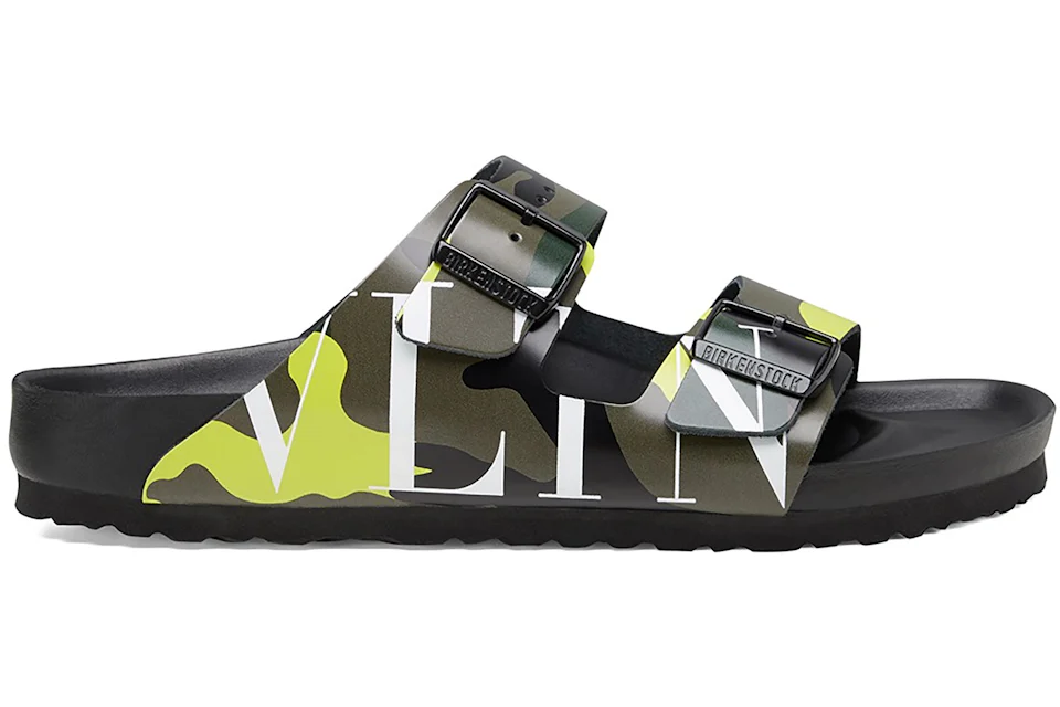 Birkenstock Arizona Valentino Army Green Lime Men s Sneakers US