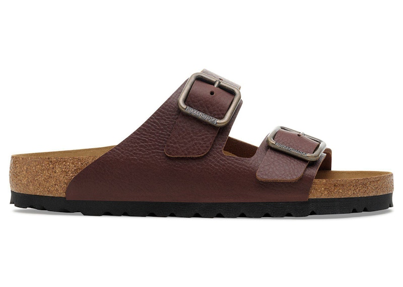 Birkenstock Arizona Wire Buckle Leather Vintage Wood Roast