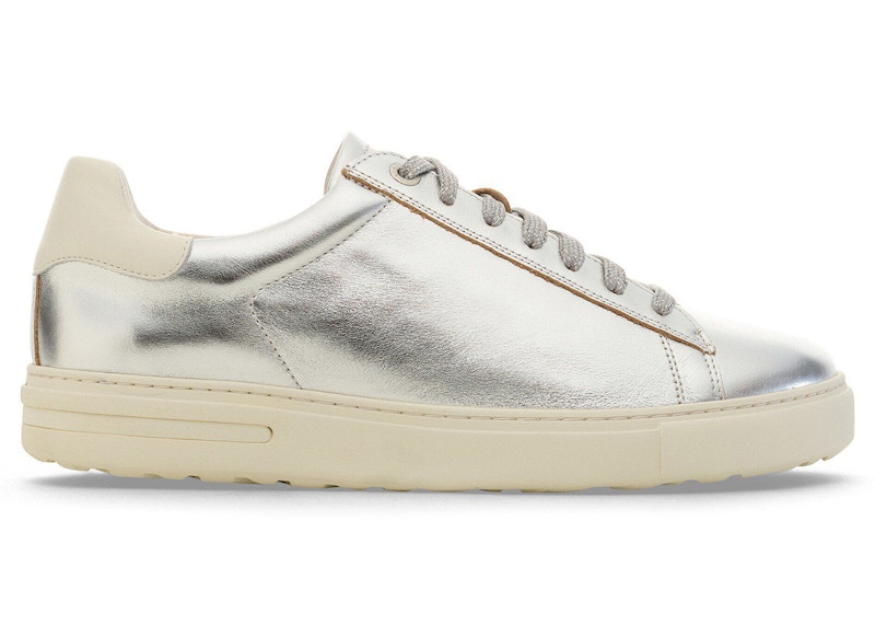 Birkenstock Bend Low Leather Metallic Silver