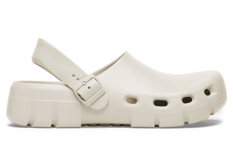 Pre-owned Birkenstock Men's Birki Flow Eva Sneakers In Eggshell
