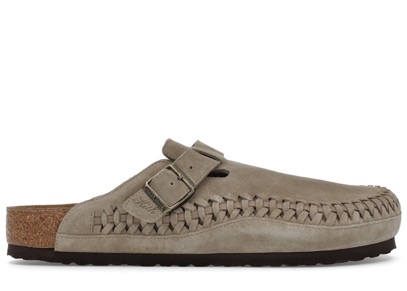 【極美品】KITH Boston Braided 41 TAUPE Kith for Birkenstock WMNS Suede Boston Braided - Taupe