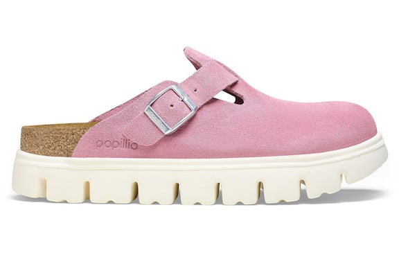 Birkenstock Boston Chunky Suede Candy Rosa (donna)