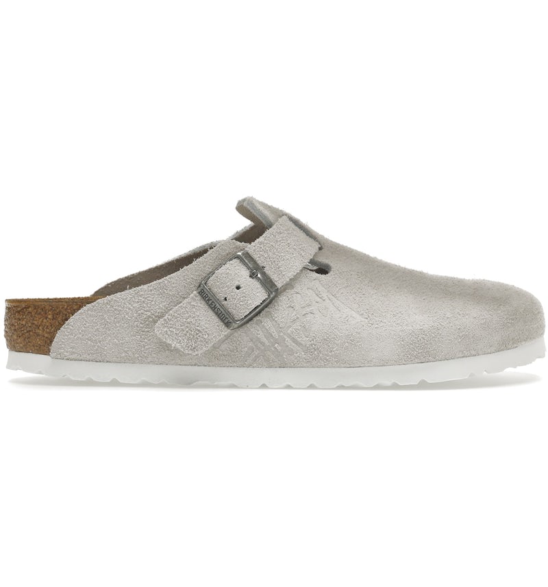 Birkenstock Boston Clog Stussy Bone (2021) Men's 1022970 US