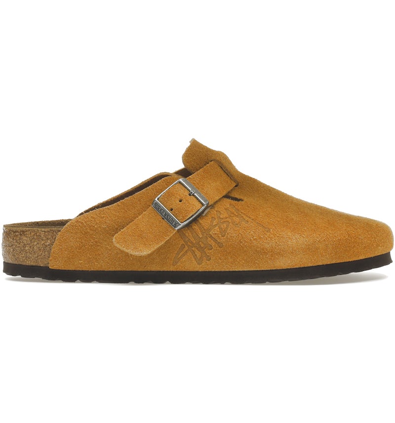 Birkenstock Boston Clog Stussy Caramel (2021) Men's 1022972 US