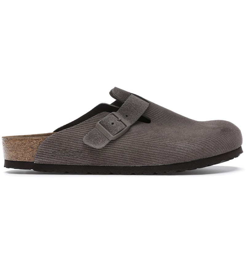 Birkenstock Boston Clogs Stussy Anthracite Men's 1016811 US