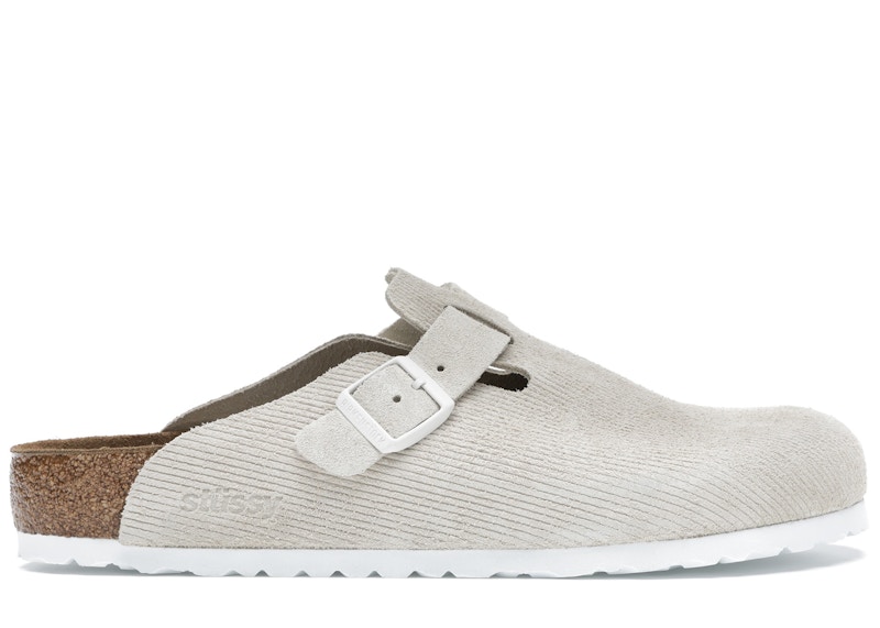 Birkenstock Boston Clogs Stussy Bone