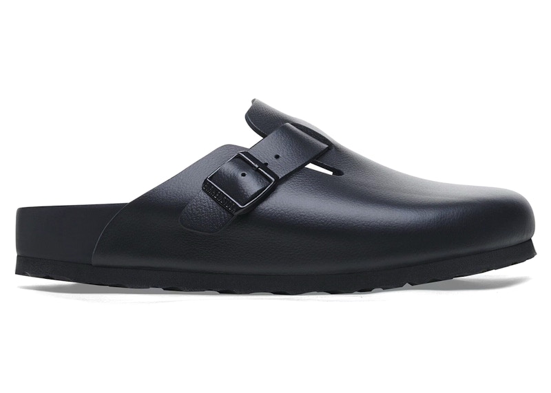 靴 BIRKEN STOCK/EXCLUSIVE BOSTONNubuk Leath Birkenstock Boston Leather Black Men's - 1026813/1026789 - US
