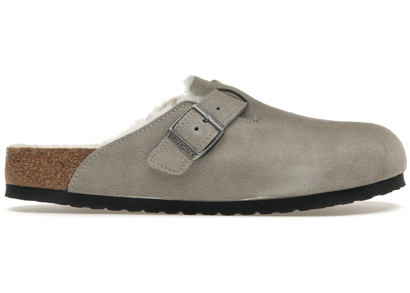 Birkenstock Boston Shearling Suede Stone Coin - 1017650/1017651 - US