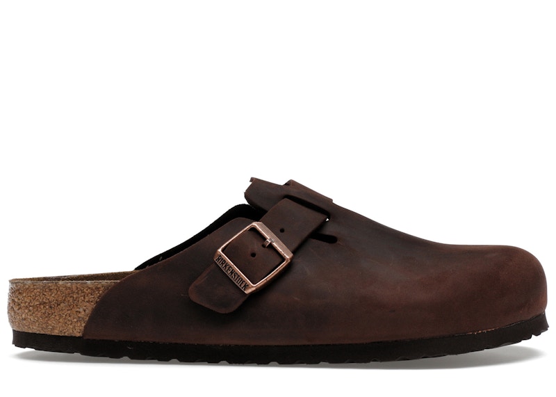 Birkenstock Boston Soft Footbed Oiled Leather Habana Brown