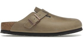 Birkenstock Boston Soft Footbed Oiled Leather Tobacco Brown