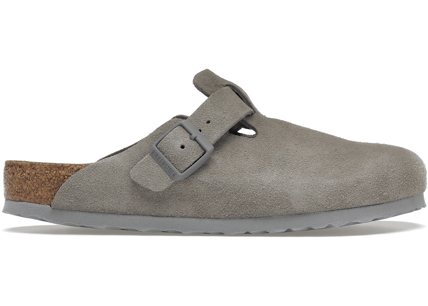 Birkenstock Boston Soft Footbed Suede Stone Coin - 1020549/1020526 - US