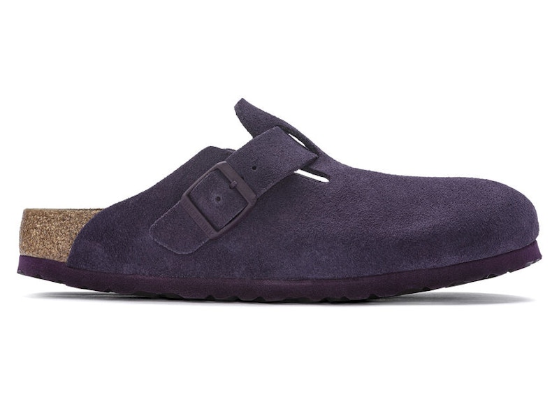 Birkenstock Boston Soft Footbed Suede Wine (Narrow) - 1023542 - US