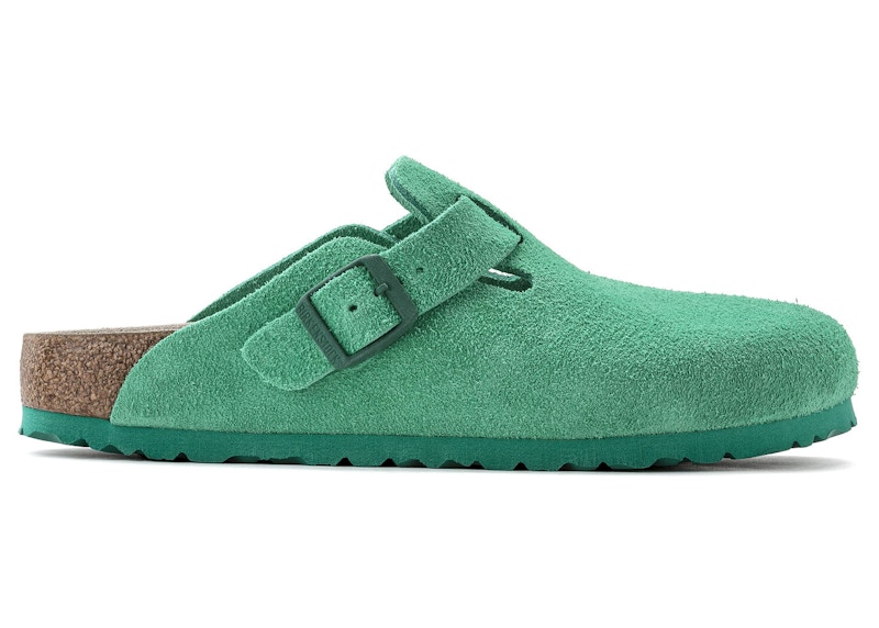 Birkenstock Boston Suede Bold Green - 1022463/1022463 - GB