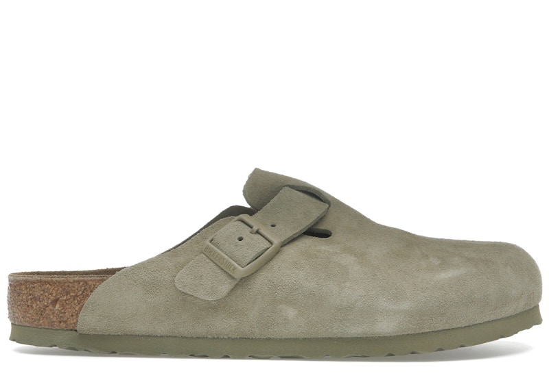 BIRKENSTOCK boston カーキ オリーブ グリーン スエード BIRKENSTOCK boston カーキ オリーブ グリーン スエード