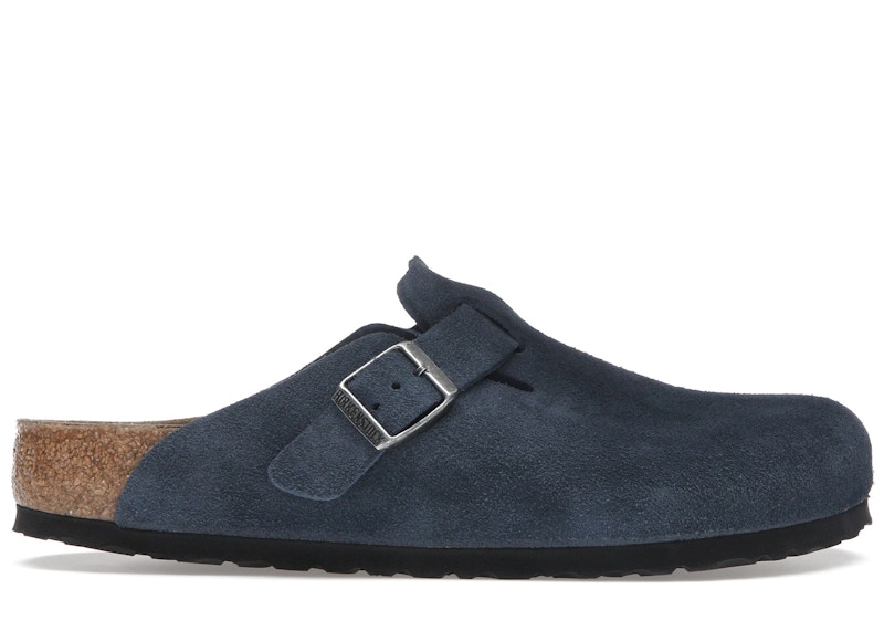 Birkenstock Boston Suede New Navy
