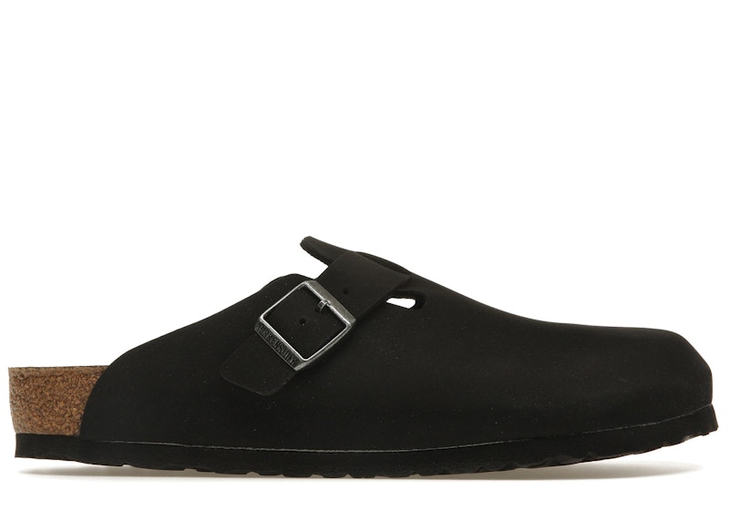 BIRKENSTOCK Pre-owned Boston Vegan Birkibuc Sneakers In Black