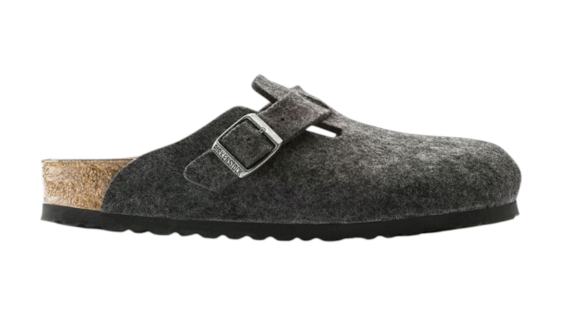 Birkenstock Boston Wool Felt Anthracite