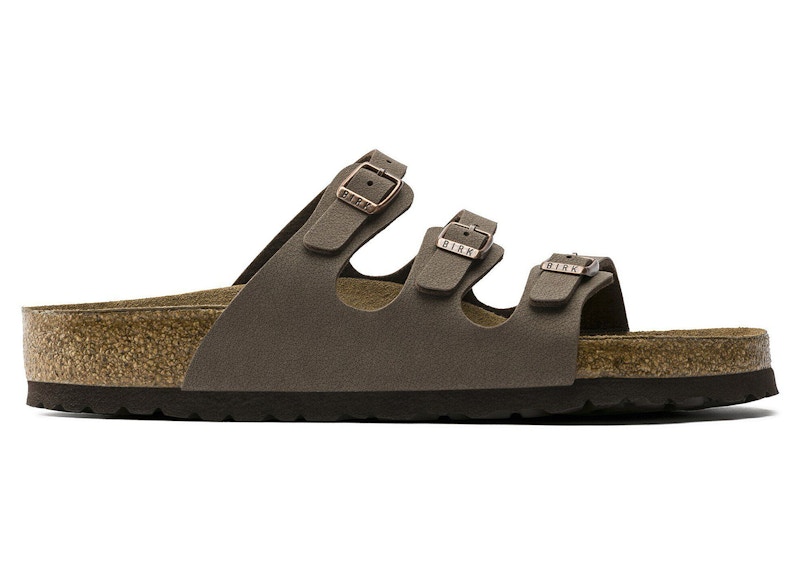 Pre-owned Birkenstock Men's  Florida Soft Footbed Birkibuc Sneakers In Mocha In Brown
