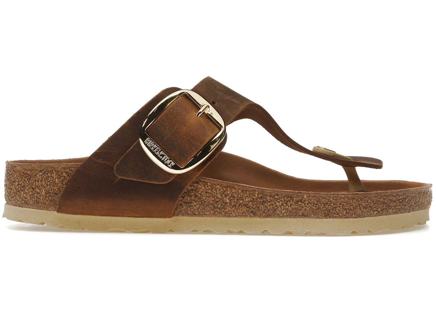 Birkenstock Gizeh Big Buckle Oiled Nobuck Cognac (de mujer