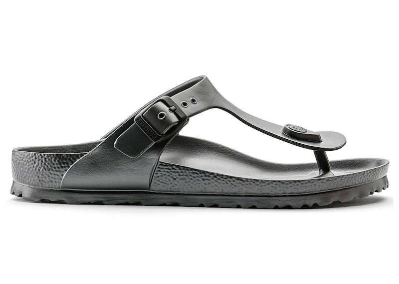 Birkenstock Gizeh Essentials EVA Metallic Anthracite