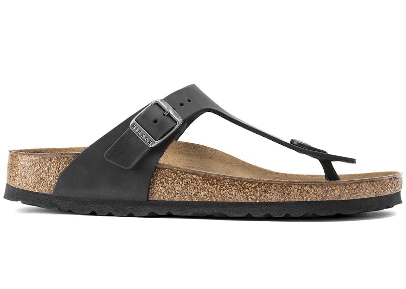 Birkenstock Gizeh Oiled Leather Black