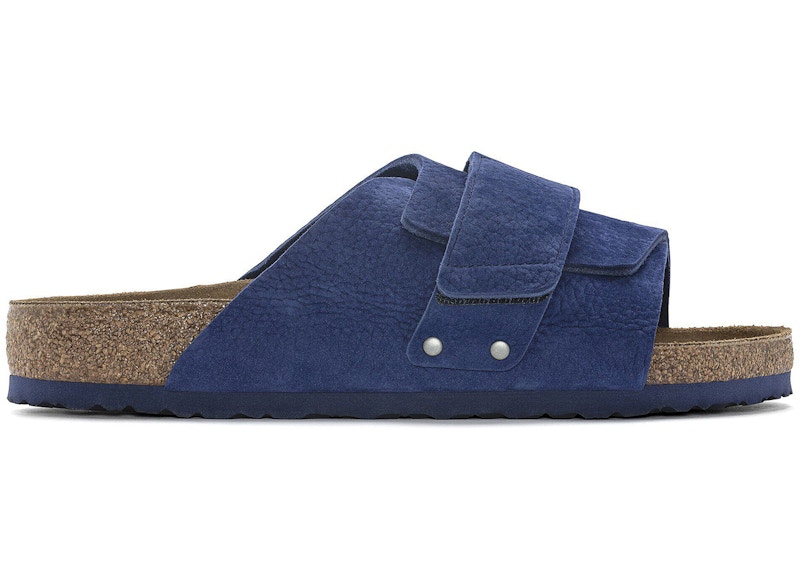 Birkenstock Kyoto Nubuck Leather Desert Buck Indigo Blue Men's