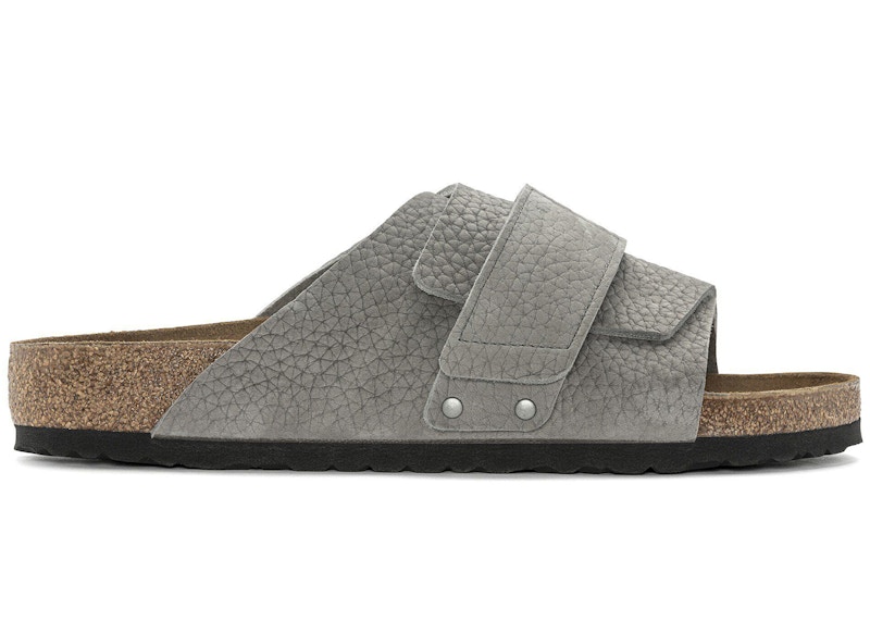 Birkenstock Kyoto Nubuck Leather Desert Buck Whale Grey