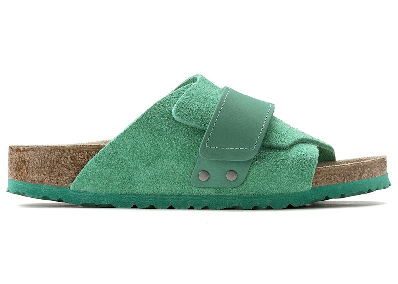 Birkenstock Kyoto Nubuck Suede Bold Green