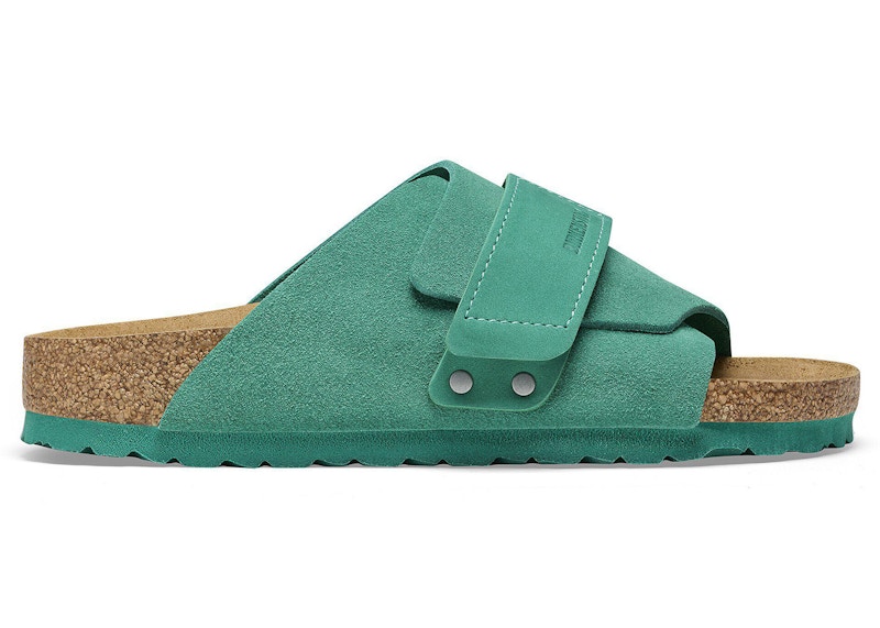 Birkenstock Kyoto Nubuck Suede Digital Green
