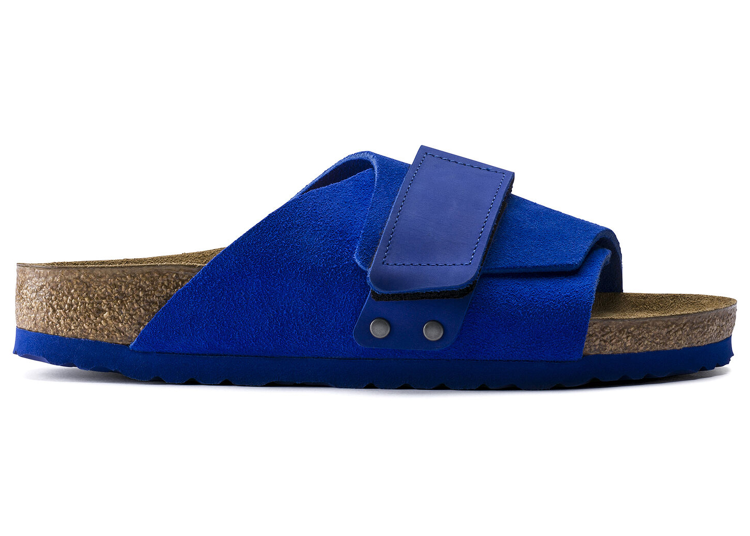 Blue discount suede birkenstocks