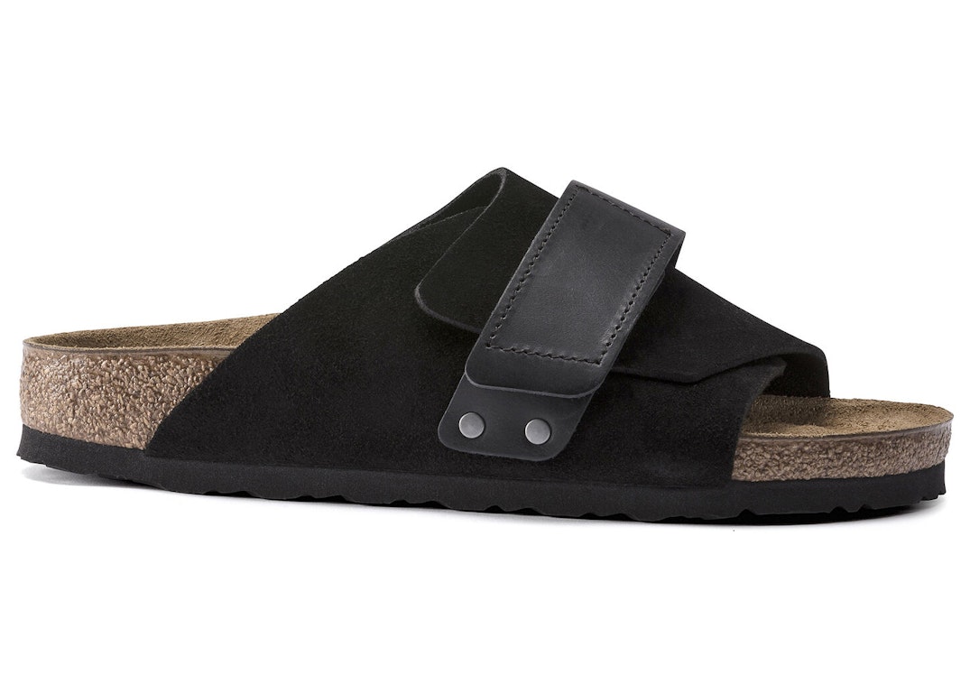 Pre-owned Birkenstock Kyoto Oiled Leather Suede Black