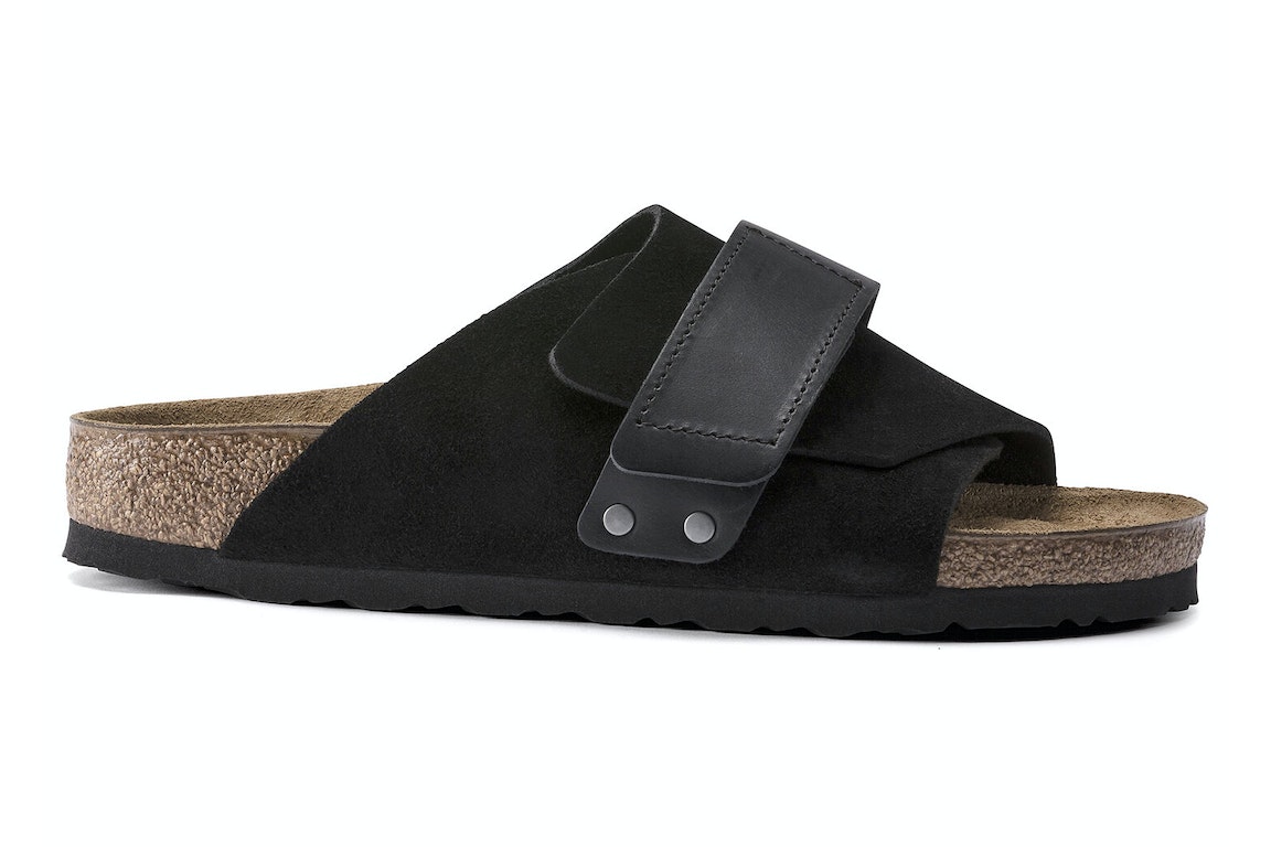 Pre-owned Birkenstock Kyoto Oiled Leather Suede Black