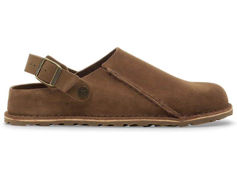 Birkenstock Lutry Premium Suede Dark Tea