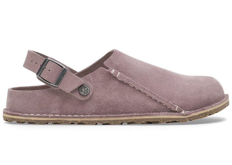 Birkenstock Lutry Premium Suede Faded Purple