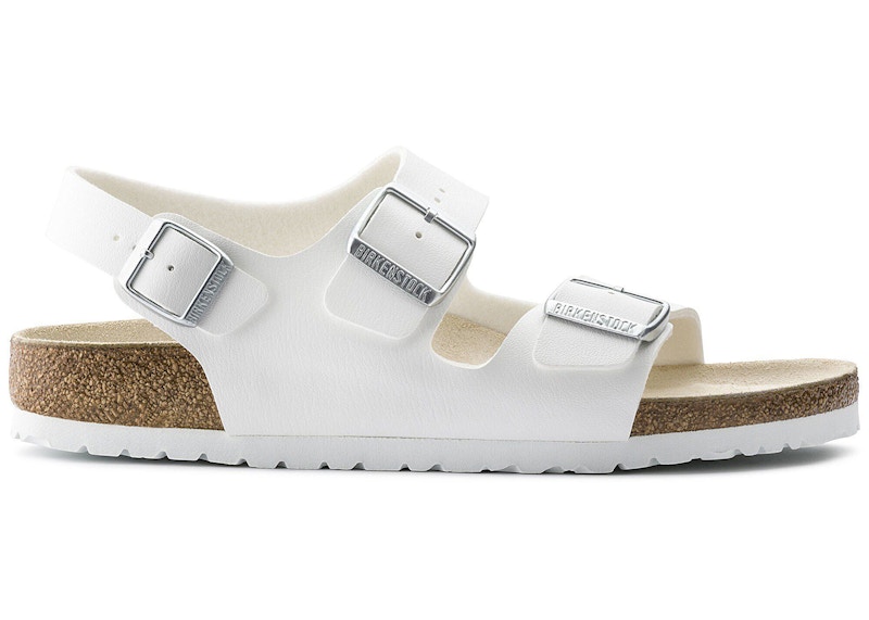 Birkenstock Milano Birko-Flor White