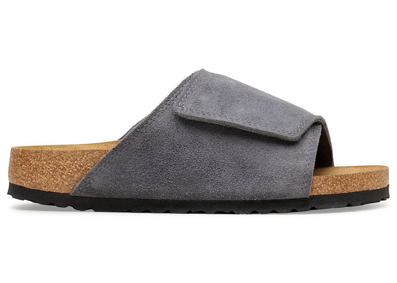Birkenstock Solana Suede Leather Charcoal