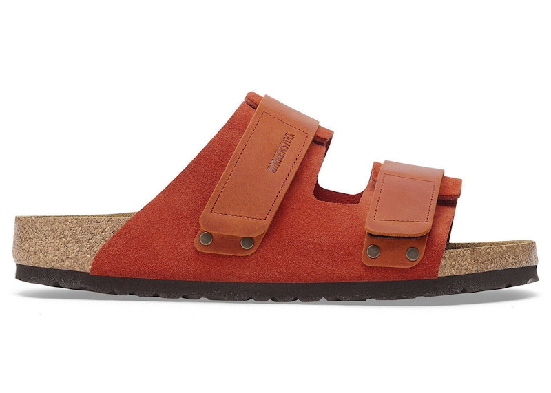 Men's Birkenstock Uji Nubuck Sneakers in Rust Brown