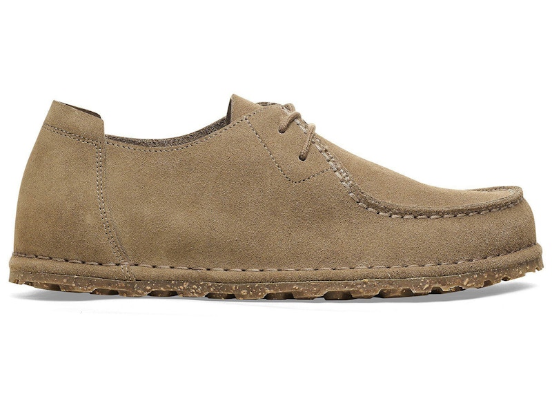 Birkenstock Utti Lace Suede Leather Grey Taupe
