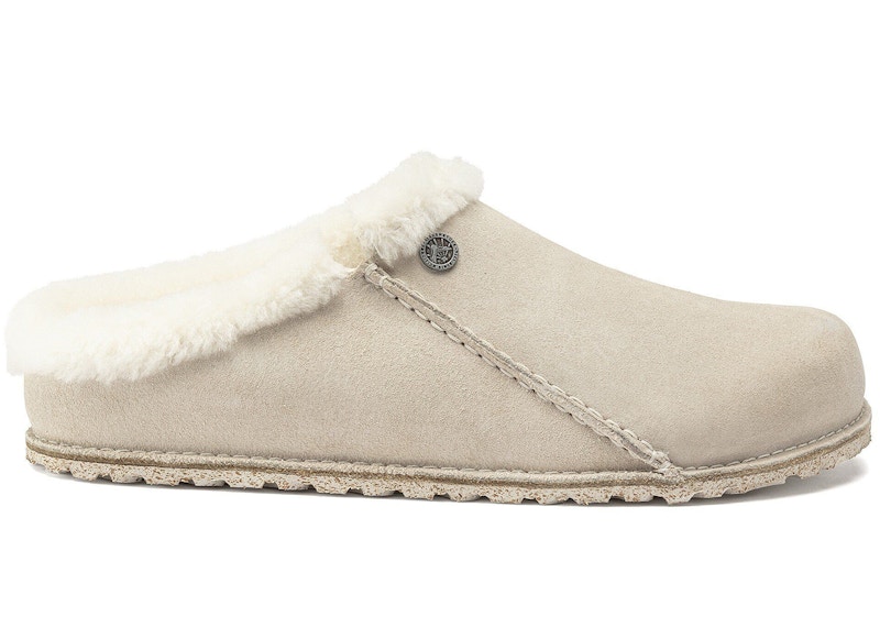 Birkenstock Zermatt Premium Suede Leather Antique White