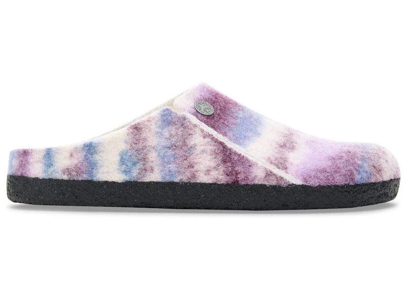 Birkenstock Zermatt Wool Felt Dyed Stripes Mauve