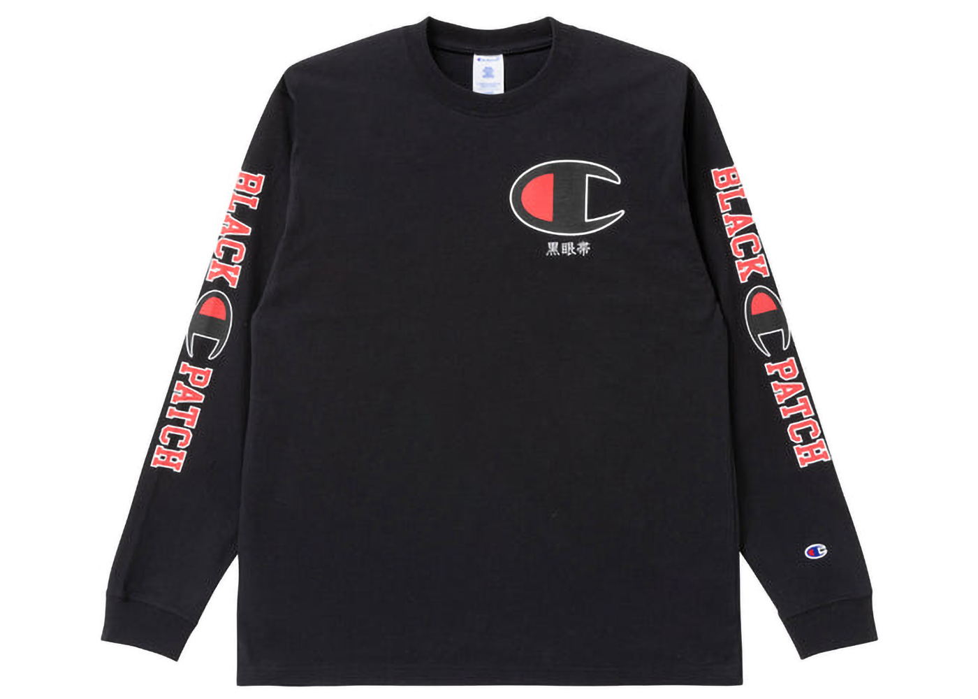 BlackEyePatch x Champion L/S T-Shirt Black Uomo - FW22 - IT