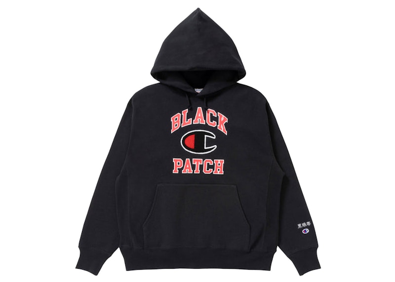 BlackEyePatch x Champion Reverse Wave Hoodie Black Men's - FW22 - US