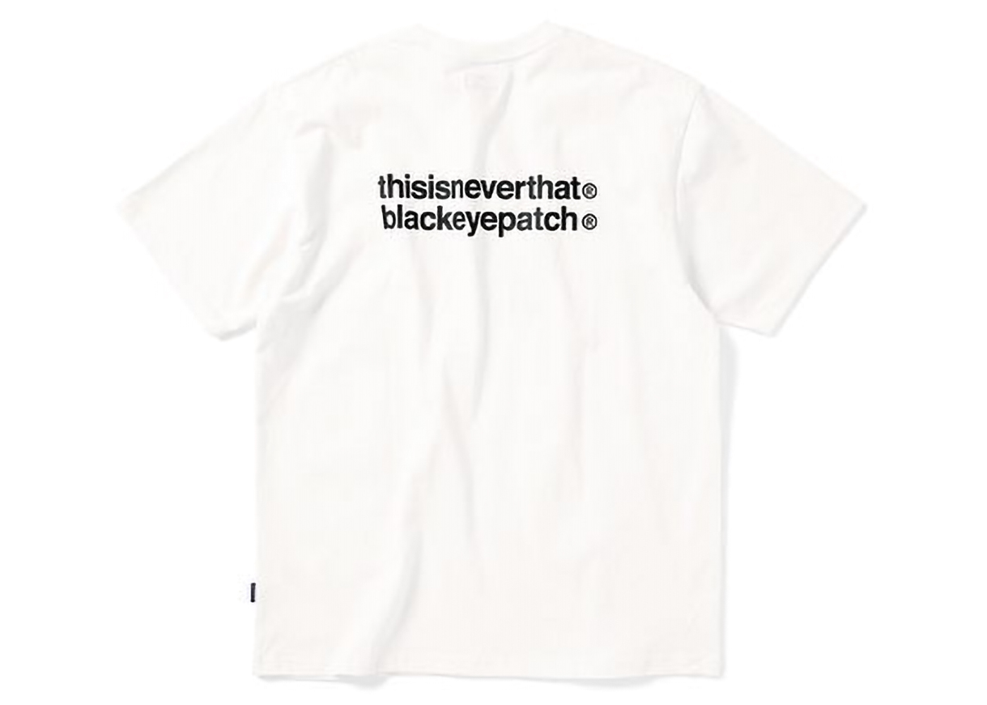 BlackEyePatch x Thisisneverthat OG Logo T-Shirt White Men's - FW22