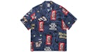 BlackEyePatch x Wacko Maria x Tim Lehi Hawaiian Shirt Navy