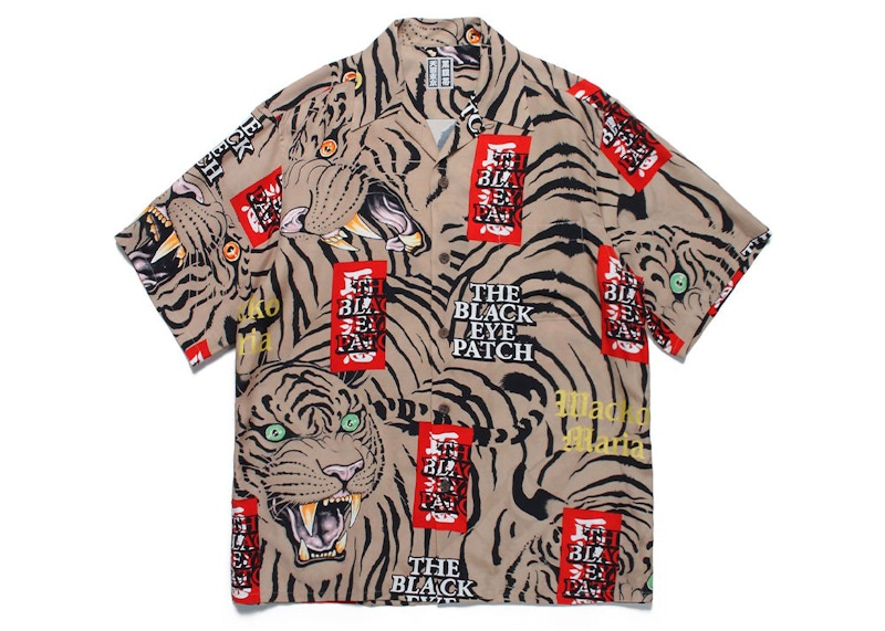 BlackEyePatch x Wacko Maria x Tim Lehi Hawaiian Shirt Tan Men's - SS22 - US