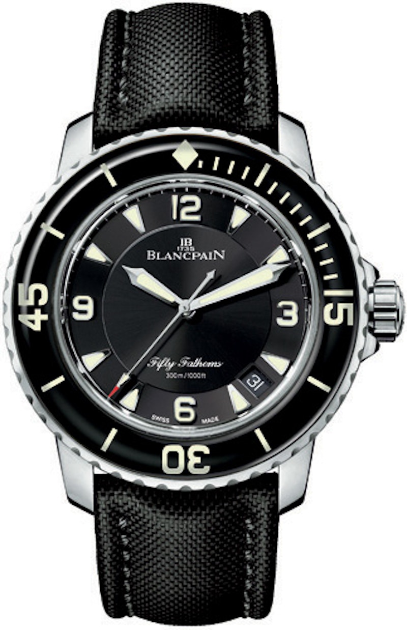 Blancpain Fifty Fathoms 5015-1130-52 45mm In Stainless Steel - US