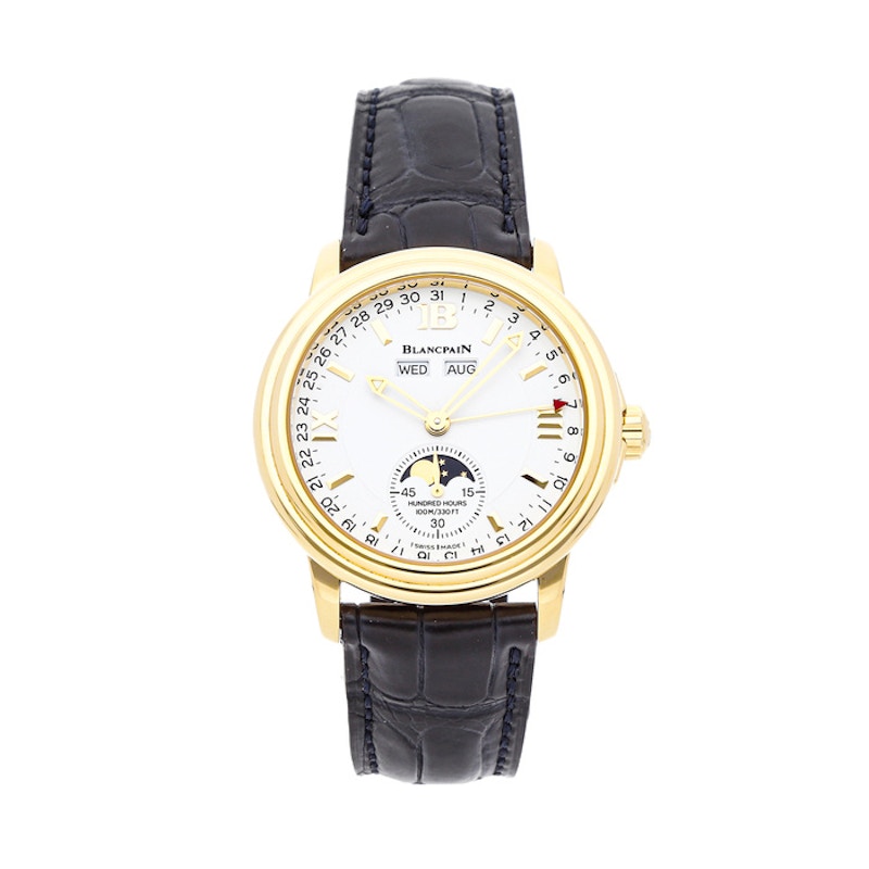 Blancpain Leman Complete Calendar 2763 1418 53 38mm in Yellow Gold