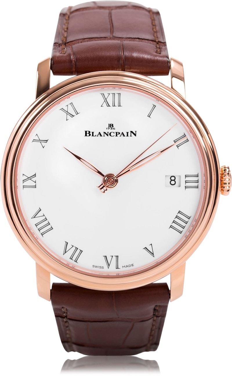 Blancpain Villeret 6630 3631 55B 42mm in Rose Gold US