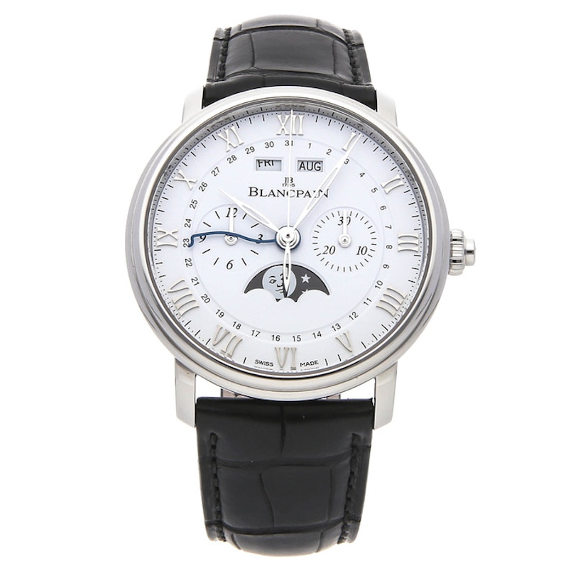 Blancpain Villeret Complete Calendar Chronograph Monopusher 6685