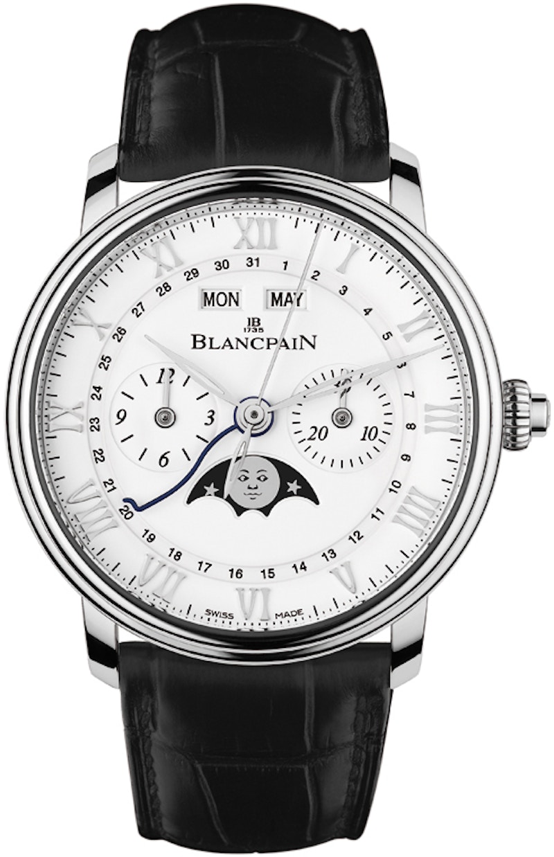 Blancpain Villeret Single Pusher Chronograph 6685-1127-55B 40mm in 